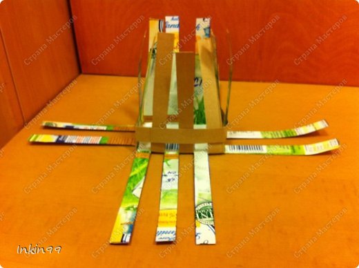 Мастер-класс Плетение МК Коробок из тетрапака Материал бросовый фото 11