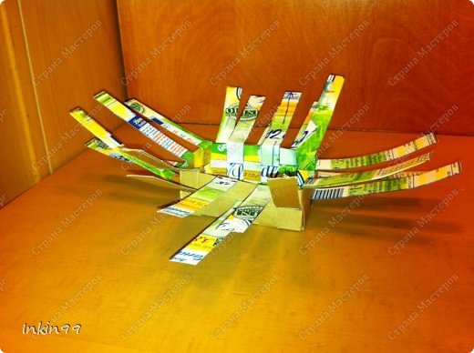 Мастер-класс Плетение МК Коробок из тетрапака Материал бросовый фото 12