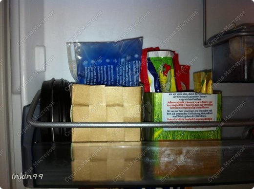 Мастер-класс Плетение МК Коробок из тетрапака Материал бросовый фото 19