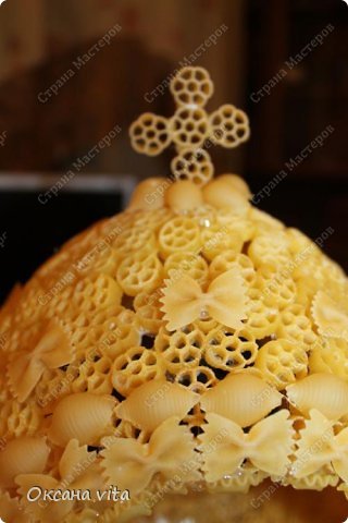 Мастер-класс Моделирование конструирование мк пасхальное яйцо из макарон Продукты пищевые фото 10