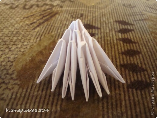 Мастер-класс Поделка изделие Оригами китайское модульное Лилии МК Бумага фото 3