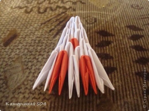 Мастер-класс Поделка изделие Оригами китайское модульное Лилии МК Бумага фото 6
