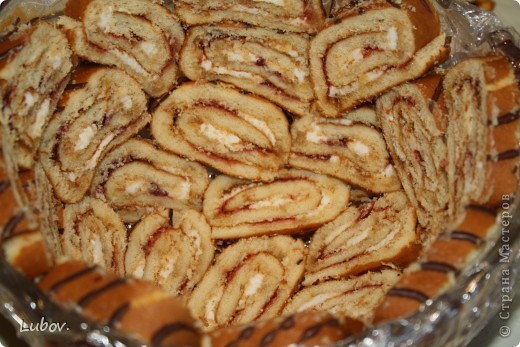 Кулинария Мастер-класс Рецепт кулинарный Летний торт из рулетов с клубникой и жимолостью Овощи фрукты ягоды Продукты пищевые фото 11