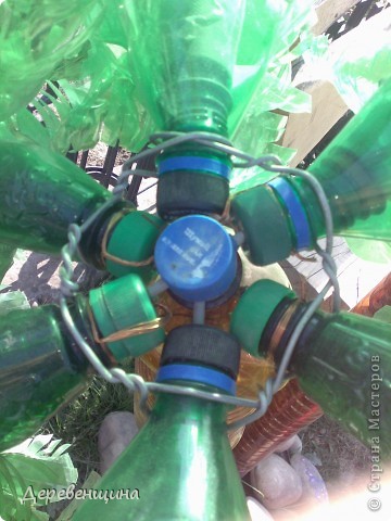 Мастер-класс Вырезание пальма из ПЭТ бутылок Бутылки пластиковые фото 13