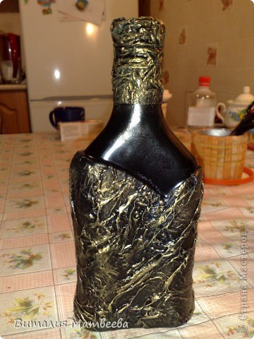 Мастер-класс Моделирование конструирование Как я делала свою бутылочку Небольшой МК Бутылки стеклянные фото 17