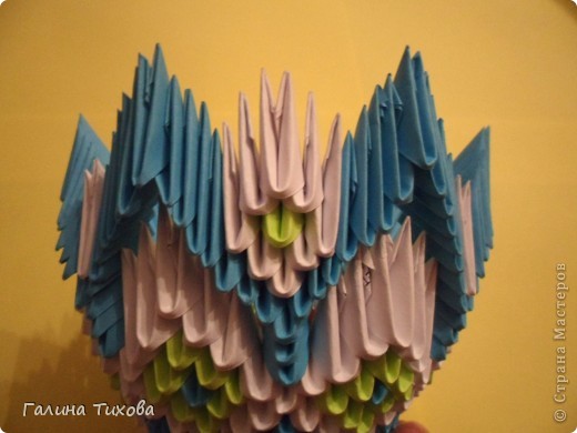Мастер-класс Поделка изделие Оригами китайское модульное Конфетница из модулей Мастер-класс Бумага фото 25