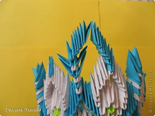 Мастер-класс Поделка изделие Оригами китайское модульное Конфетница из модулей Мастер-класс Бумага фото 36