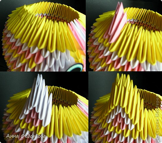 Мастер-класс Оригами китайское модульное Цветные котики из модулей Бумага фото 8