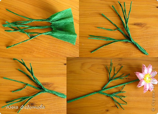 Мастер-класс 8 марта Оригами китайское модульное Космеи цветы из модулей Бумага фото 10