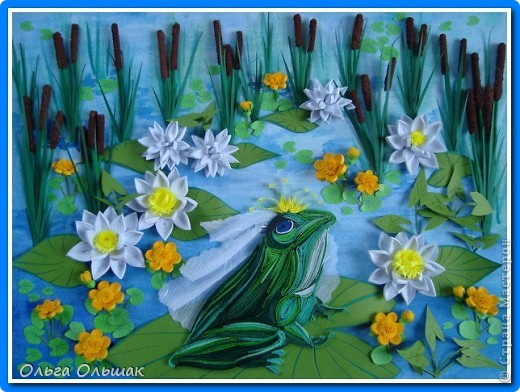 Поделка к сказке царевна-лягушка