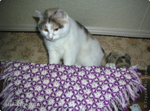 Интерьер Мастер-класс Плетение Салфетка Ромашка и маленький МК Нитки фото 21