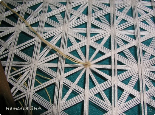 Интерьер Мастер-класс Плетение Салфетка Ромашка и маленький МК Нитки фото 11