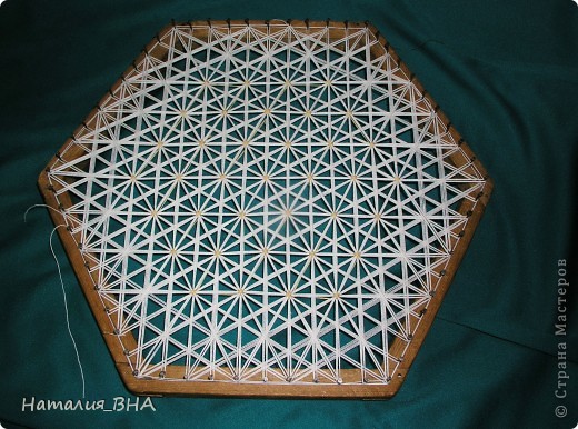 Интерьер Мастер-класс Плетение Салфетка Ромашка и маленький МК Нитки фото 13