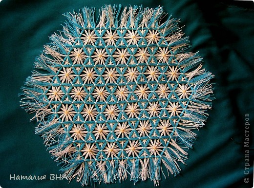 Интерьер Мастер-класс Плетение Салфетка Ромашка и маленький МК Нитки фото 19