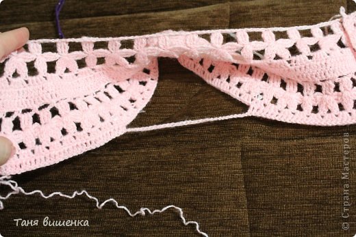 Гардероб Мастер-класс Вязание крючком розовая кофточка- мечта Нитки фото 9