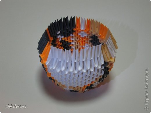 Мастер-класс Оригами китайское модульное Кисуля МК Бумага фото 9