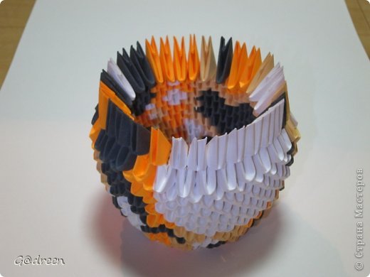 Мастер-класс Оригами китайское модульное Кисуля МК Бумага фото 12