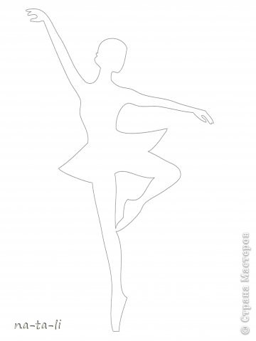 Мастер-класс Новый год Вырезание Снежинки-балеринки Бумага фото 8