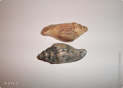 Поделка изделие магнитики Дары моря или испытание самодельных молдов Гипс фото 3