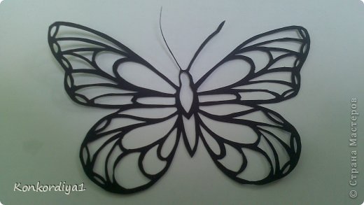 Поделка изделие Вырезание Бабочки Бумага фото 3