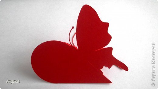 Поделка изделие Валентинов день Вырезание Butterfly heart Basket Бумага фото 8