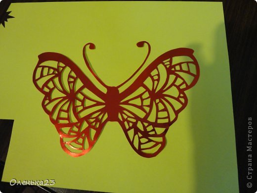 Поделка изделие Аппликация Вырезание мои бабочки повторюшки Бумага Клей фото 3