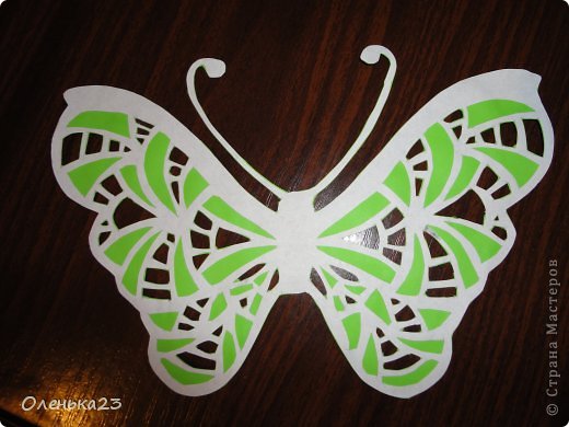 Поделка изделие Аппликация Вырезание мои бабочки повторюшки Бумага Клей фото 6