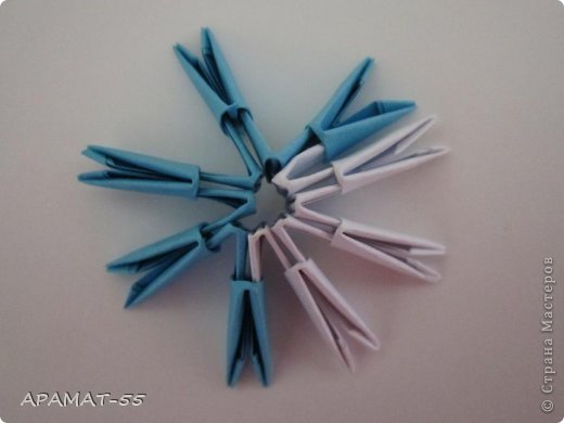 Мастер-класс Поделка изделие Оригами китайское модульное Дельфин Бумага фото 2