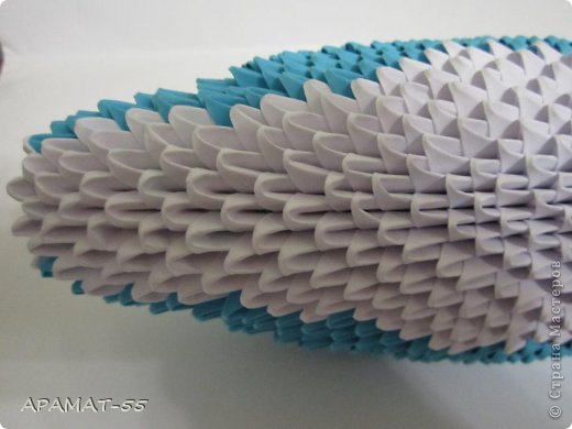 Мастер-класс Поделка изделие Оригами китайское модульное Дельфин Бумага фото 12