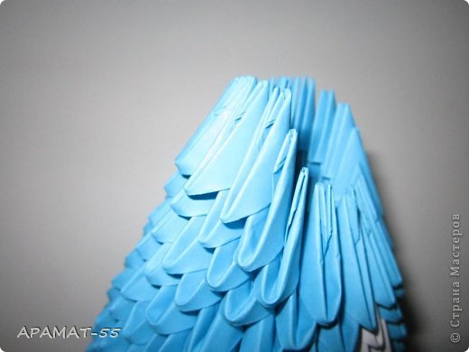 Мастер-класс Поделка изделие Оригами китайское модульное Дельфин Бумага фото 13