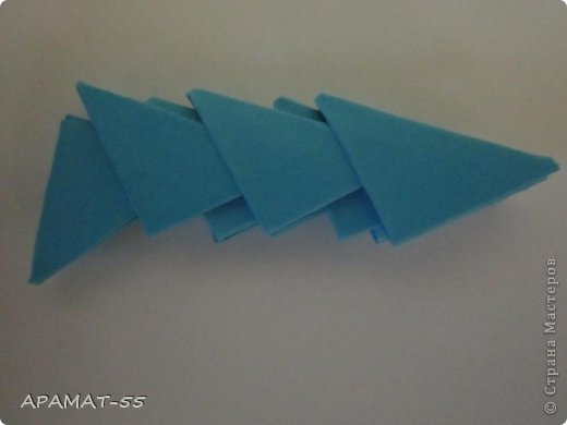 Мастер-класс Поделка изделие Оригами китайское модульное Дельфин Бумага фото 15