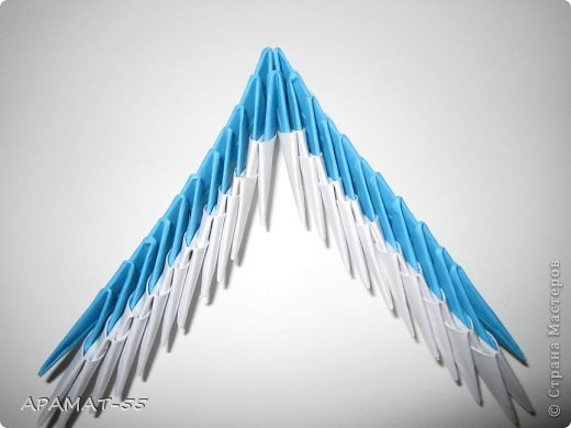 Мастер-класс Поделка изделие Оригами китайское модульное Дельфин Бумага фото 20