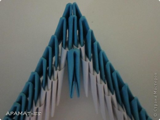 Мастер-класс Поделка изделие Оригами китайское модульное Дельфин Бумага фото 21