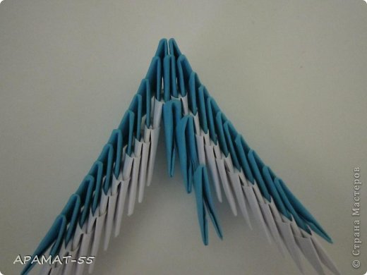 Мастер-класс Поделка изделие Оригами китайское модульное Дельфин Бумага фото 22