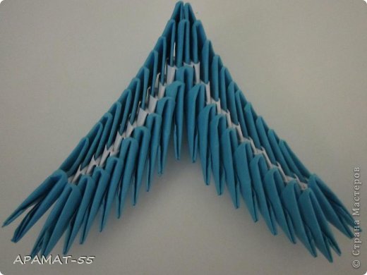 Мастер-класс Поделка изделие Оригами китайское модульное Дельфин Бумага фото 23