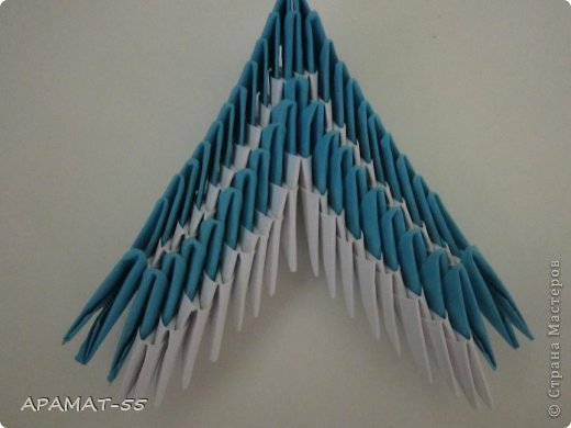 Мастер-класс Поделка изделие Оригами китайское модульное Дельфин Бумага фото 24