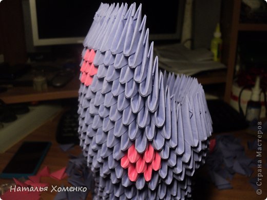 Мастер-класс Поделка изделие Оригами китайское модульное ЛУНТИК Бумага фото 37