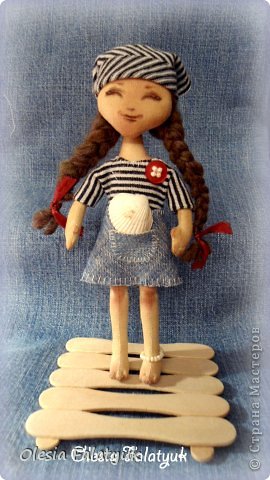 Куклы Мастер-класс День защиты детей Шитьё Девочка с ракушкой Ткань фото 1