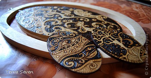 Картина панно рисунок Выжигание по дереву Pyrography by Terra Seven Дерево фото 4