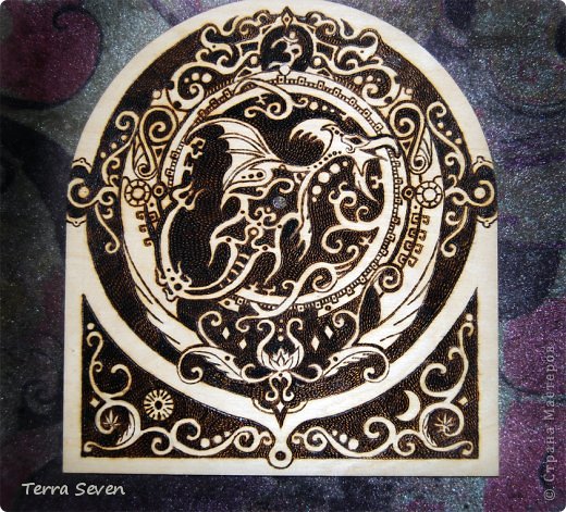 Картина панно рисунок Выжигание по дереву Pyrography by Terra Seven Дерево фото 15
