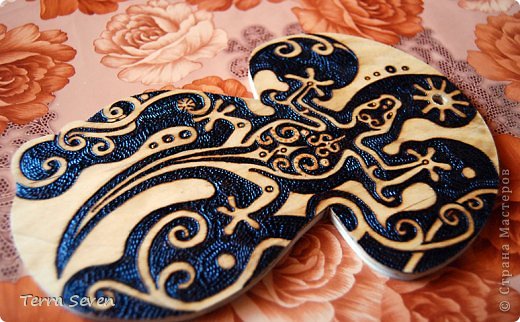 Картина панно рисунок Выжигание по дереву Pyrography by Terra Seven Дерево фото 18
