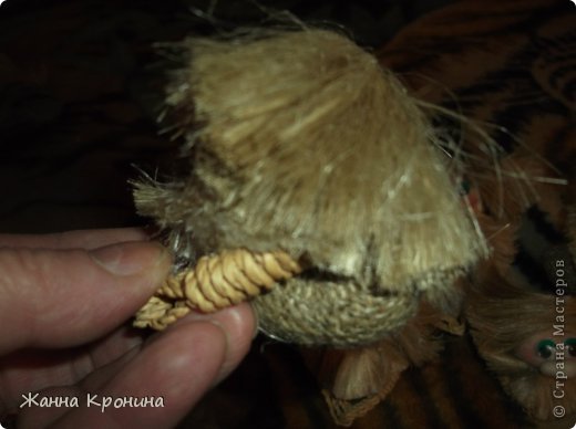Куклы Оберег Поделка изделие Шитьё Домовятки и мини МК Капрон Клей Мешковина фото 7