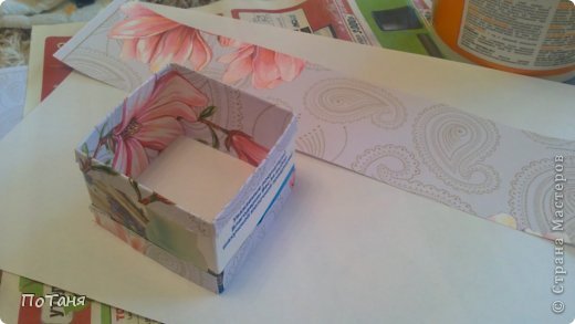 Поделка изделие Декупаж Картонаж Плетение Сиреневая рукодельница Картон Салфетки Трубочки бумажные фото 14