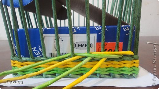 Мастер-класс Плетение Цветная верёвочка из 4 трубочек Бумага фото 11