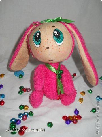 Игрушка Мастер-класс Шитьё МК по зайчику Миле Ткань фото 1