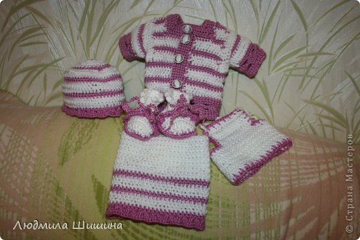 Вяжем Для Куклы Крючком Костюмчик Видео Уроки