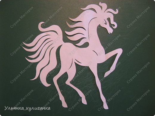 Поделка изделие Новый год Вырезание Лошади кони вытынанки Бумага фото 17