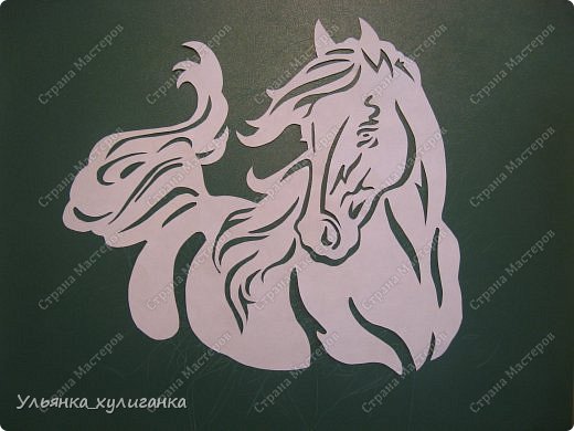 Поделка изделие Новый год Вырезание Лошади кони вытынанки Бумага фото 15