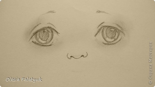 Урок рисования Рисование и живопись Рисовать лицо Дети куклы Карандаш фото 13