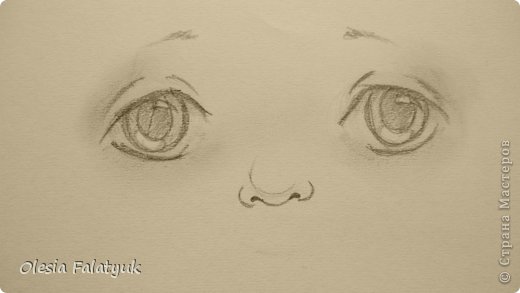 Урок рисования Рисование и живопись Рисовать лицо Дети куклы Карандаш фото 14